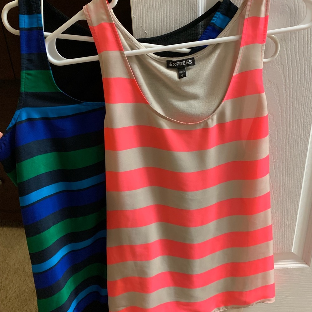 EUC express tank tops size small
